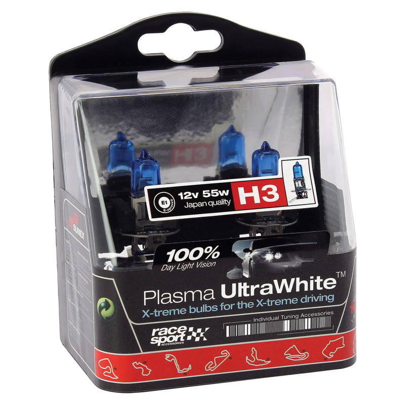 Autolampen set -Plasma- H3 55w wit licht