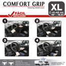 Auto Stuurhoes Comfort Grip zwart XL 40.5-42.5cm