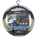 Auto stuurhoes zwart / beige -snake-