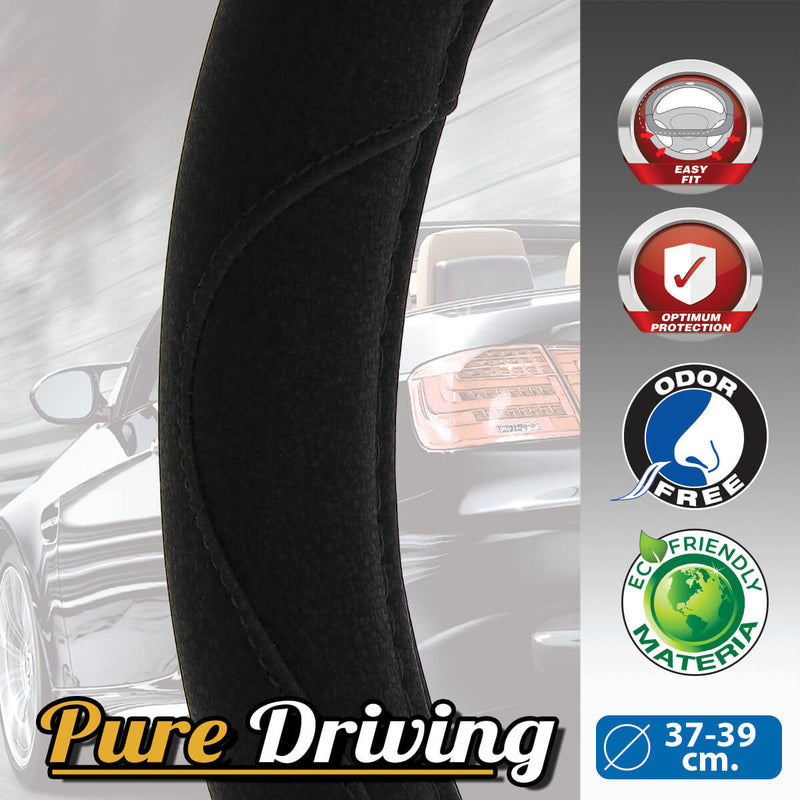 Auto stuurhoes type Riviera zwart 37-39cm