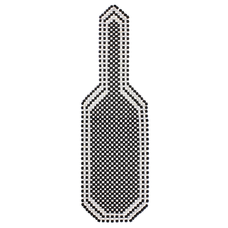 Houten kralen Stoelhoes Zwart & Wit 1 St 128x38