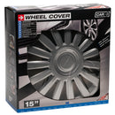 Wieldoppen 15 inch California Grafiet