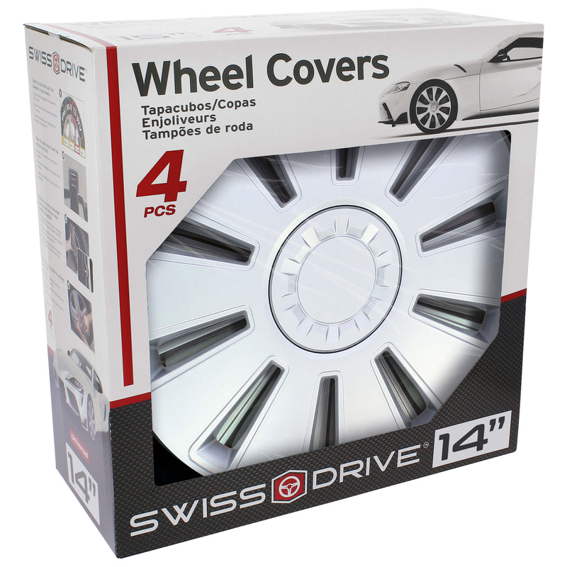 Wieldoppen 14" Vermont Zilver