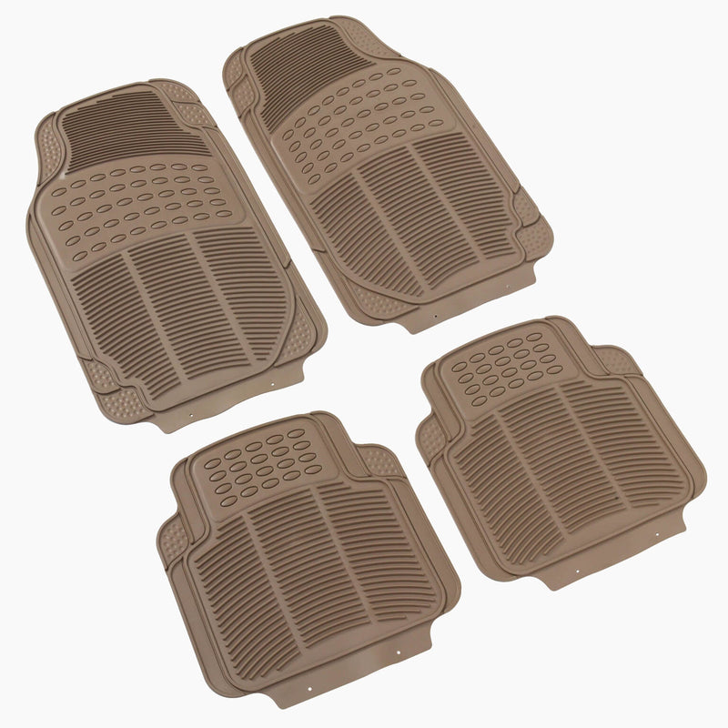 Mattenset rubber -continental- beige 4st