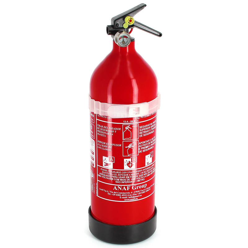 Brandblusser Rood 2KG ABC Poeder