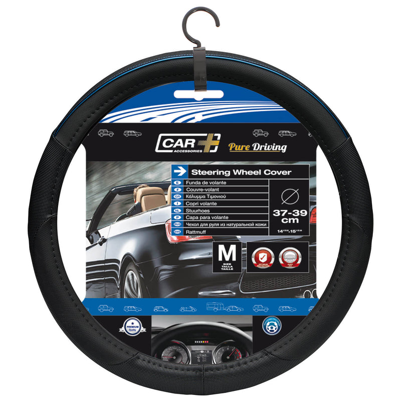 Auto stuurhoes Color-line zwart/blauw