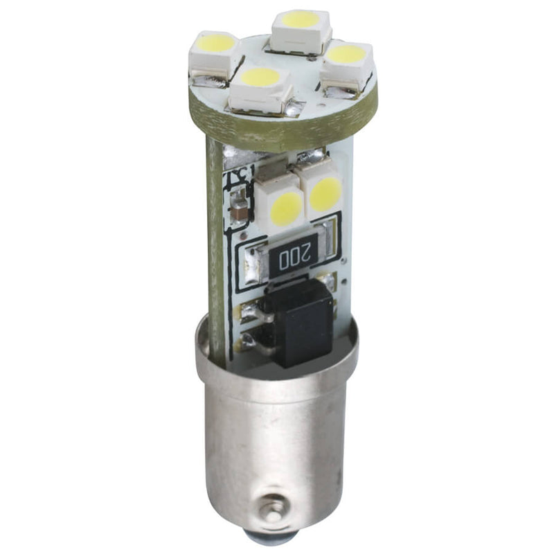 LED lamp BA9S 12V 5W Storingvrij 2st 8SMD