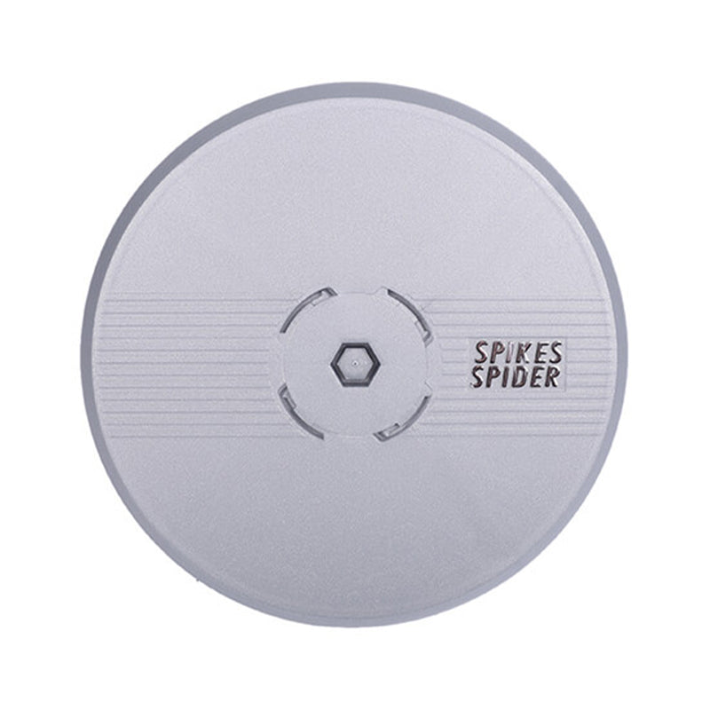 Spikes Spider Afdekplaat zilver / hub cover silver M (1stuk)