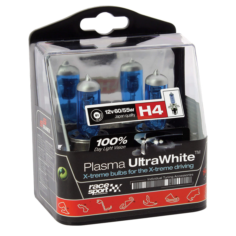 Autolampen set -Plasma- H4 60/55w wit licht