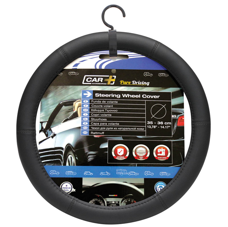 Auto Stuurhoes Klein 35-36cm PVC zwart