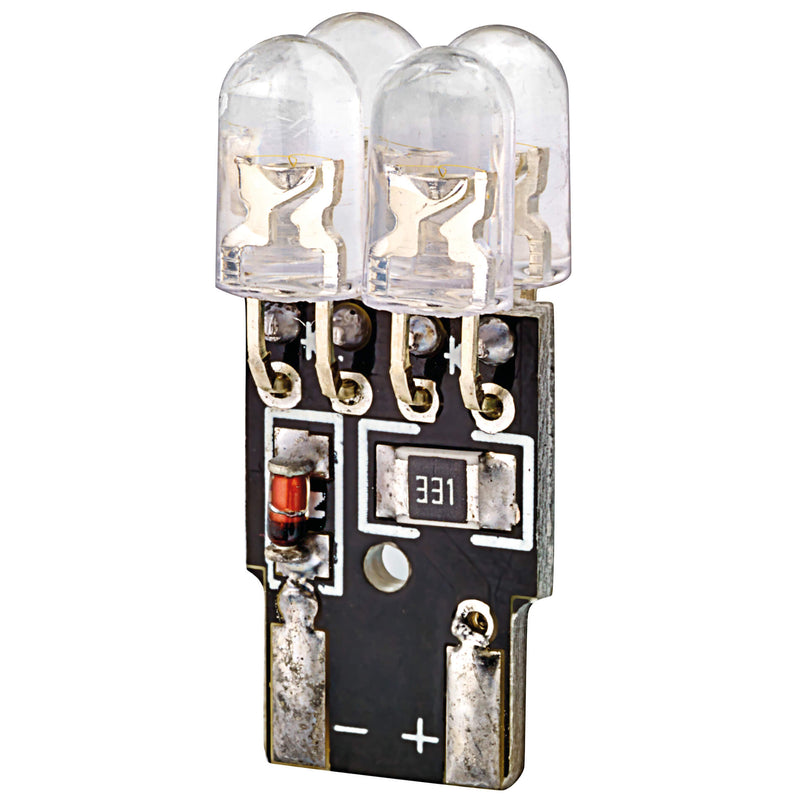 T10 4 LED lamp Wit