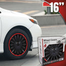 Wieldoppen 16" Florida RO Zwart