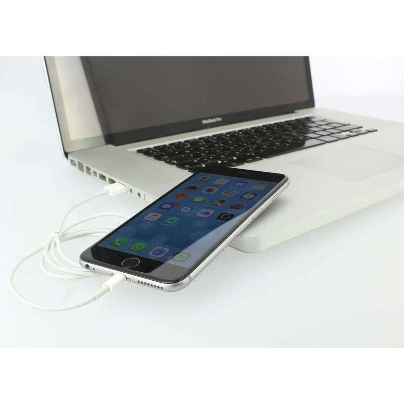 Pulse oplaadkabel Apple Lightning USB 2.0 wit 100 cm