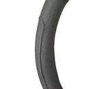 Bestelbus Stuurhoes Groot 42cm zwart Leer met zwart