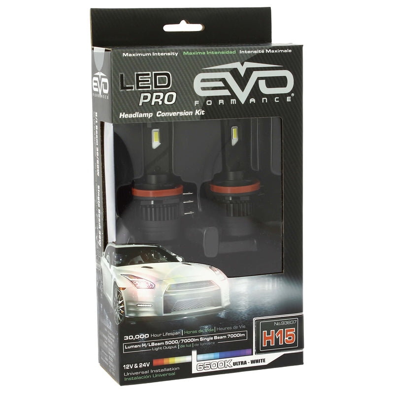 LED Koplamp Conversie Setje H15 6.000K 12/24V 3200LM