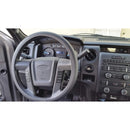 Auto stuurhoes ventilerende comfort Grip zwart met wit stiks