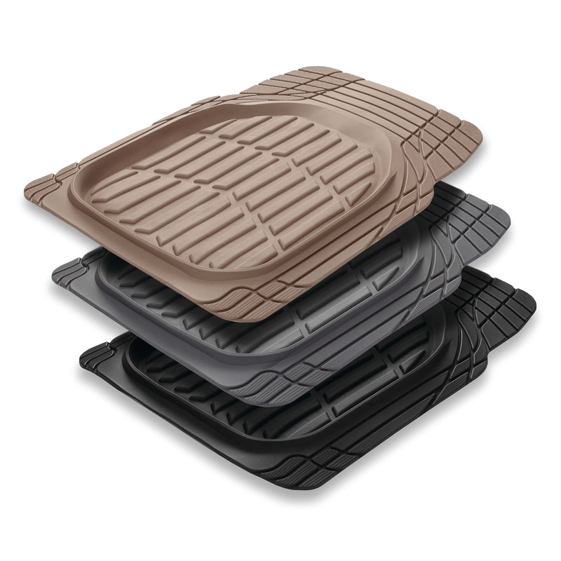 Deep dish rubber automat grijs 4st