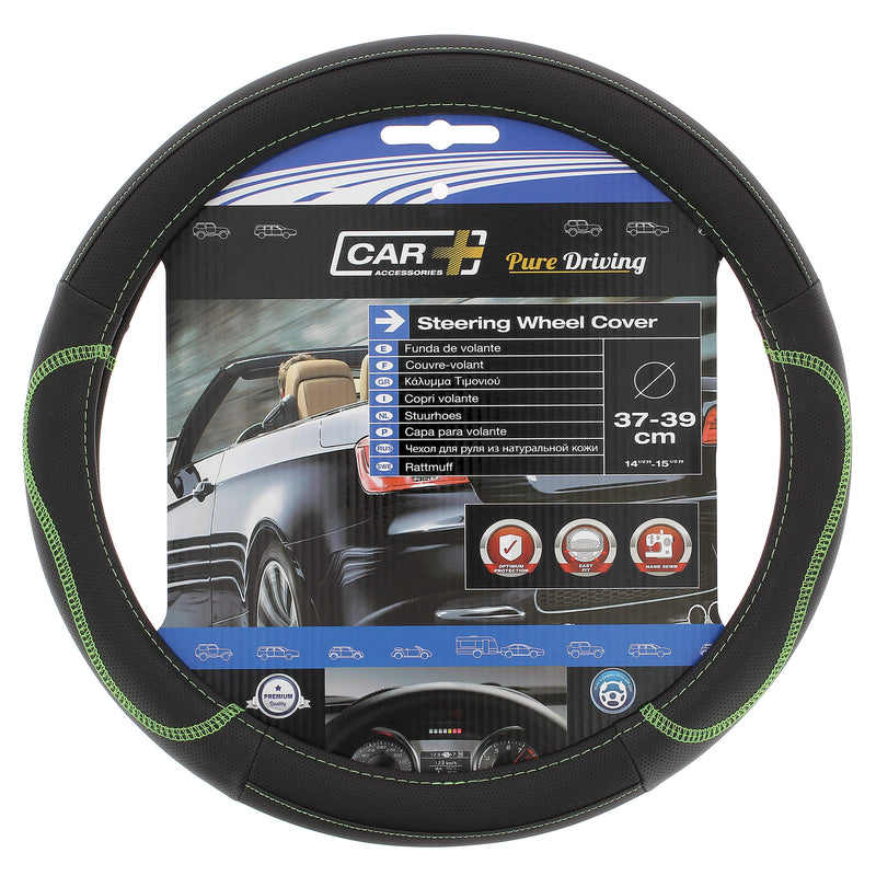 Auto stuurhoes hybrid 37-39cm groen