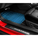 Mattensett -Alu look- blauw 4 stuks