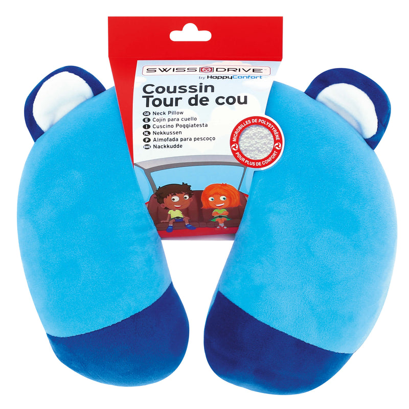 Kind Nek Kussen blauw BEAR