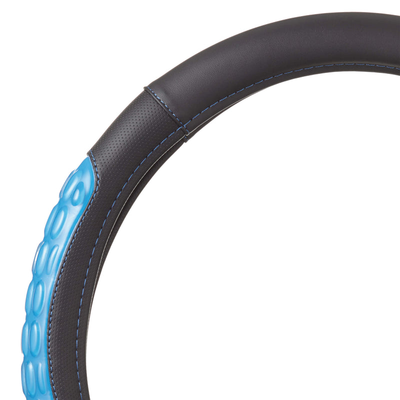 Stuurhoes GEL GRIP 37-39cm Zwart/Blauw