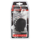 Pookknop -Ravanna- zwart leer - lift achteruit