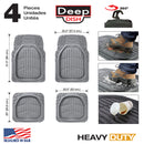 Deep dish rubber automat grijs 4st