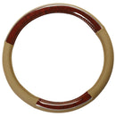 Auto stuurhoes type hout-look beige 37-39cm