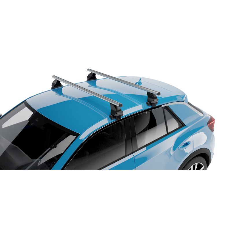 Menabo dakdragerset Omega aluminium geschikt voor Seat Mii driedeurs (2011-)