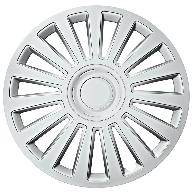 Wieldoppen 15 inch California zilver Lacquer