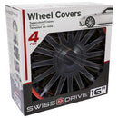 Wieldoppen 16" Florida RO Zwart