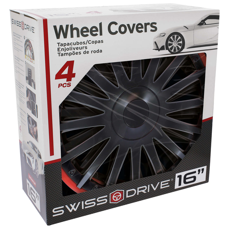 Wieldoppen 16" Florida RO Zwart