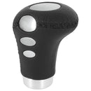 Pookknop -Matador- zwart leer