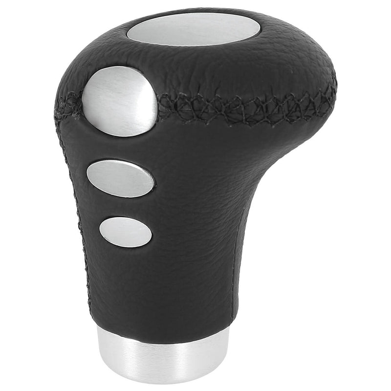 Pookknop -Matador- zwart leer