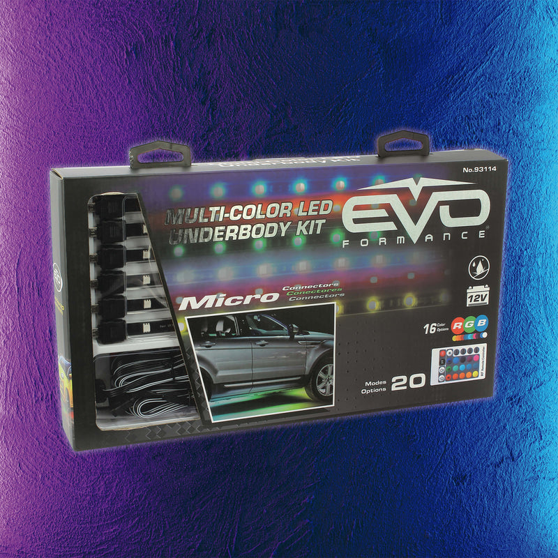 ONDERBODY MULTI-COLOUR LED KIT + AFSTANDSBEDIENING