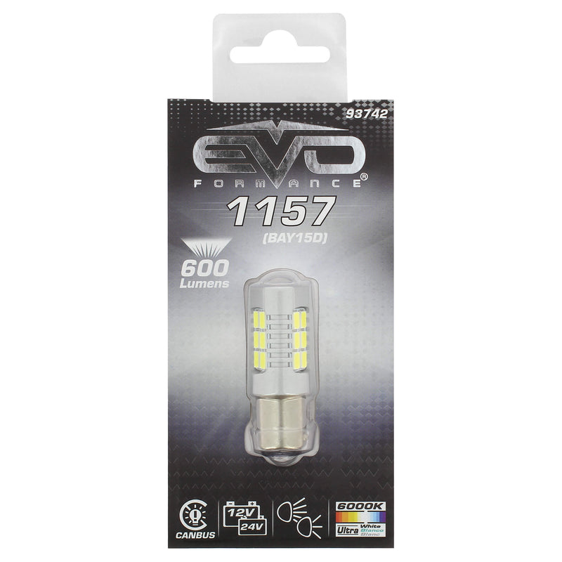 LED lamp Canbus ELITE 600LM 12/24V BAY15D P21/5W WIT 1ST