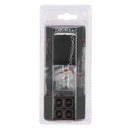 Pookknop zwart wit met lift-up achterruit