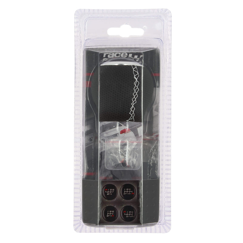 Pookknop zwart wit met lift-up achterruit