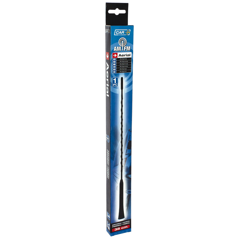 Zwarte AM/FM Auto Antenne 38cm 1st