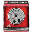 Toerenteller met schakellamp wit 90mm 12v