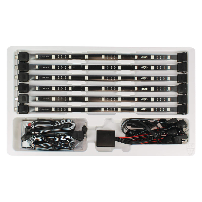 ONDERBODY MULTI-COLOUR LED KIT + AFSTANDSBEDIENING