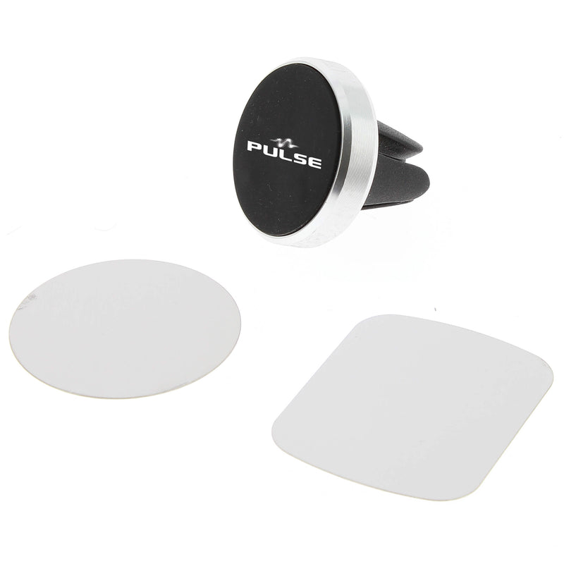 Magnetische telefoonhouder met luchtrooster clips zwart