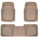 Deep dish rubber automat beige 3st