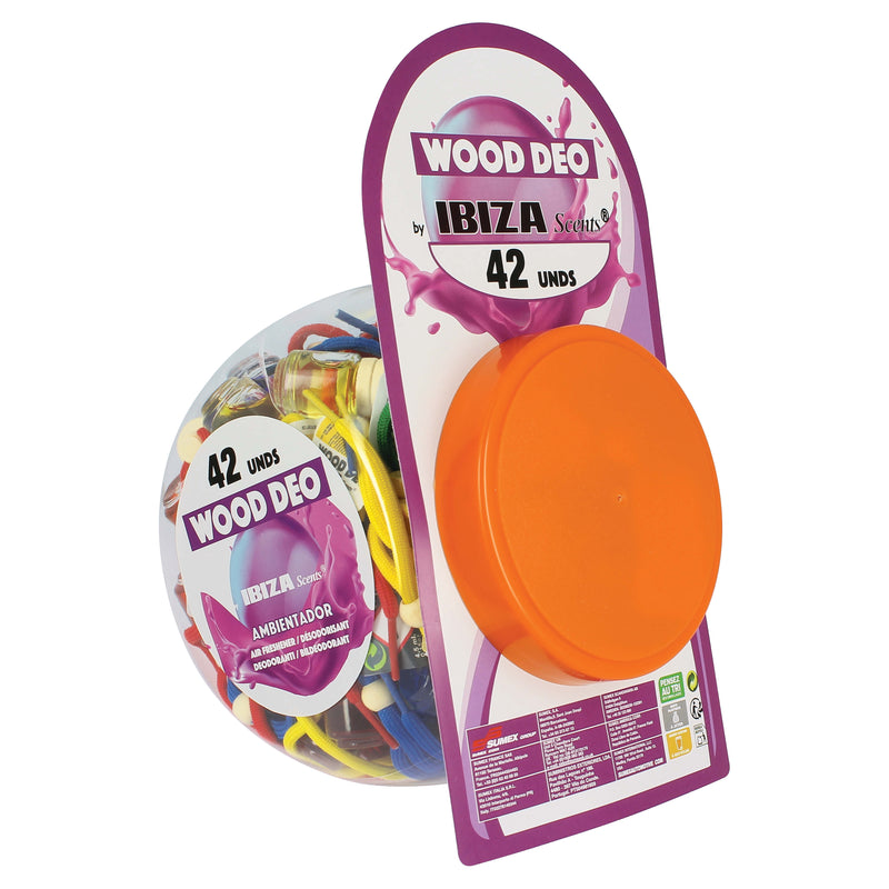 Wood Deo geur flesje assortiment 42st (ES&PT)