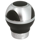 Pookknop -Coronado- zwart leer