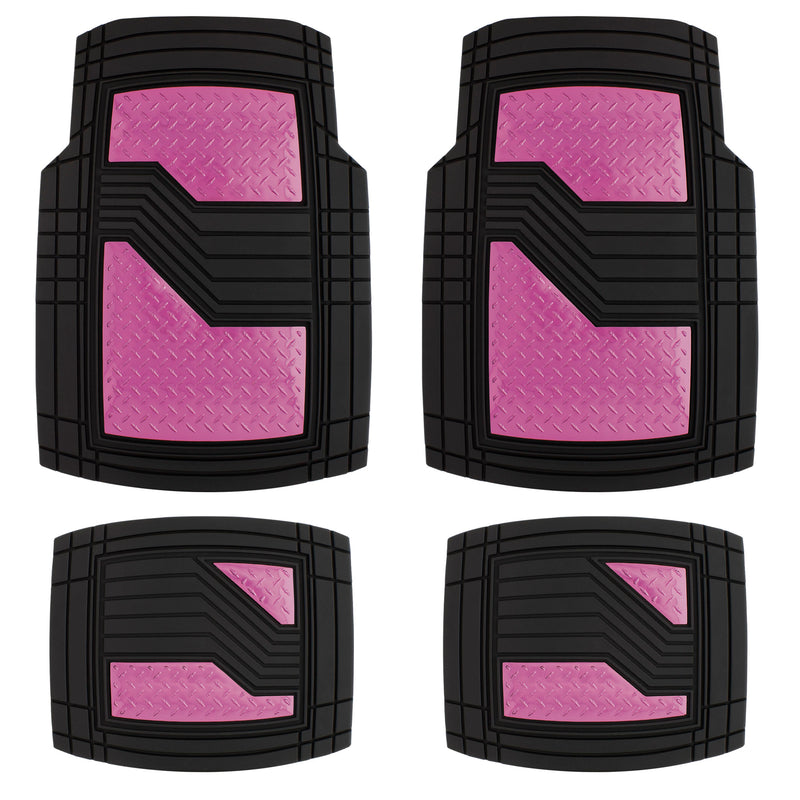 Ultimate Vloermat 70x50 Roze 4 St