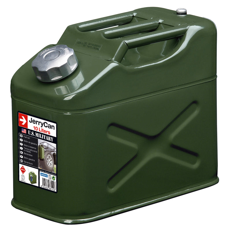 Jerrycan Staal 10L gegalvaniseerd groen