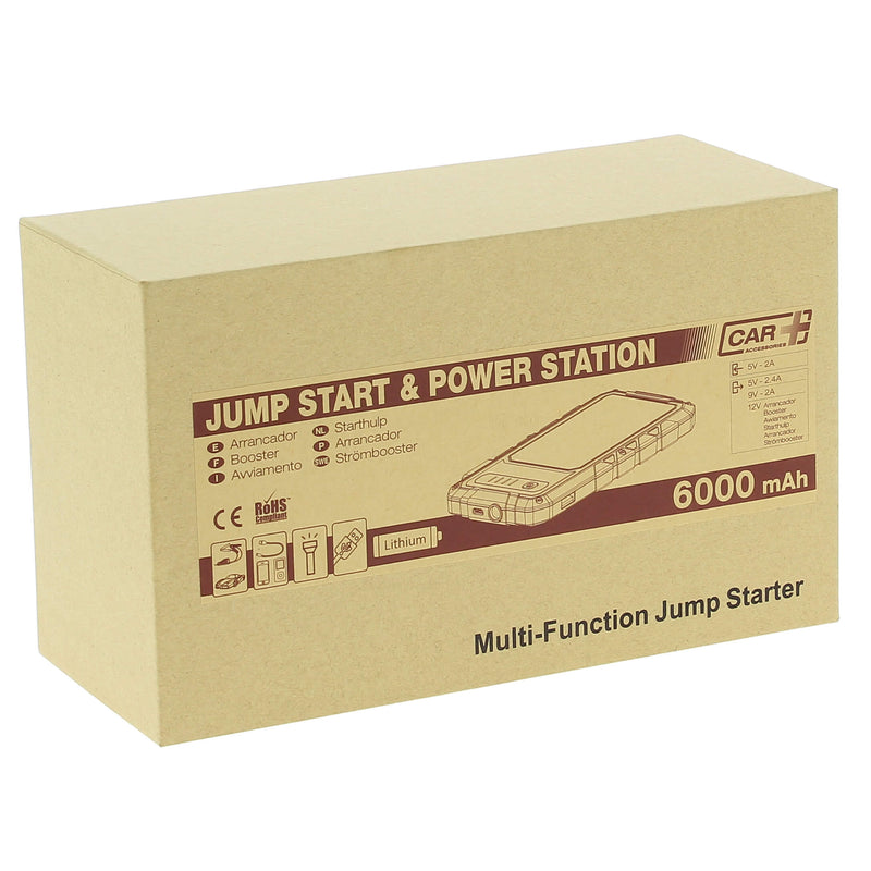 Jump Start & Powerbank station 6000mAh