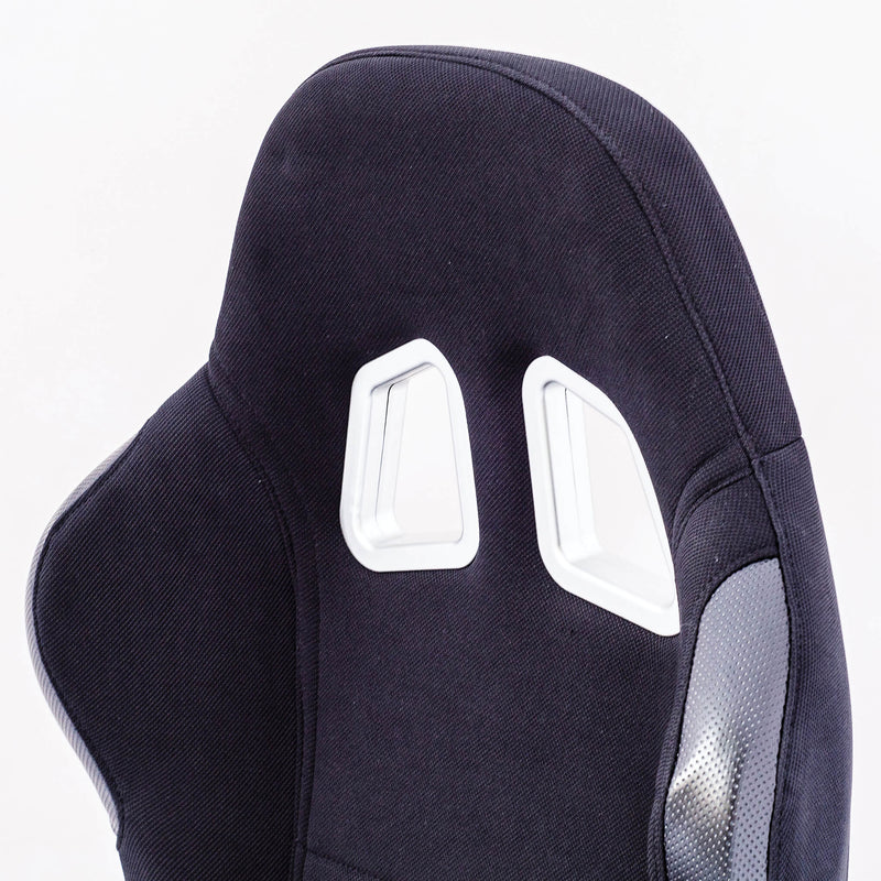 Sportstoel textiel zwart