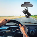 Dobbelstenen 7x7cm zwart